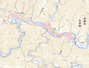 桂川上流洪水浸水想定区域図マップ（国）