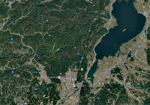 Google Maps(航空写真)